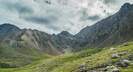 Fototapeta premium Mountain landscape, nature. Siberia.