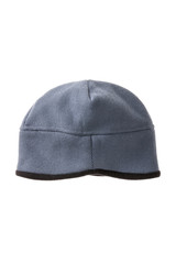 blue beanie for winter isolated on the white background.
