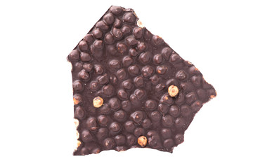 sweet bar chocolate isolated