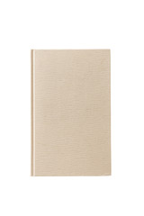 empty(blank) note cover isolated on the white background.