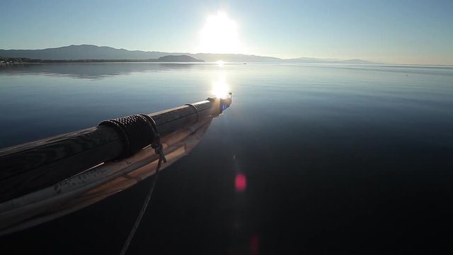 Nautical vessel, Ship bow in the Ocean
