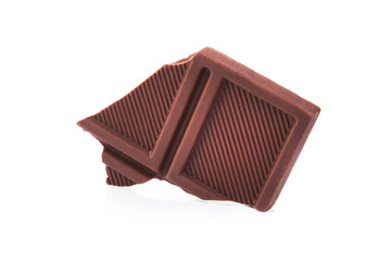 tasty chocolate bars isolated