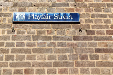  in the wall the sign of playfair street