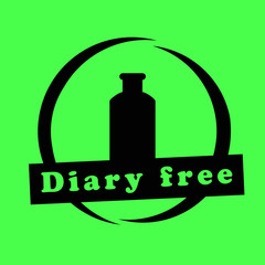 diary free black logo vector design