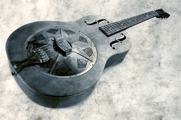 vintage mississippi blues guitar