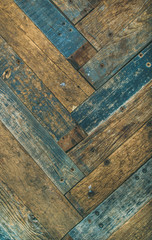 Reclaimes rustic wooden barn door, wall or table texture, background and wall, vertical composition
