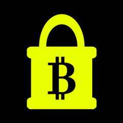 Bitcoin lock vector design