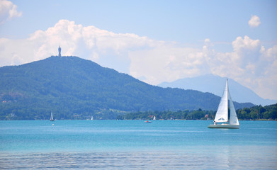 Naklejka premium Wörthersee, Österreich