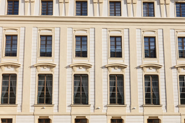 Façade du  palais Lobkowicz de Prague, Vieille ville (Stare Mesto), Prague, Bohême, République tchèque, Europe