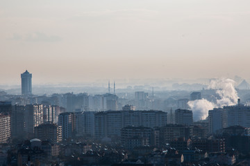 Konya city in winter