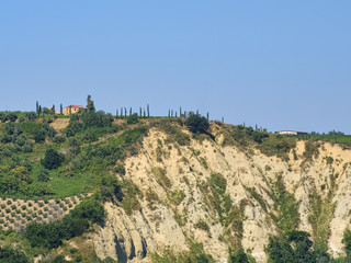 Fototapeta premium Landscape near Teramo (Abruzzi) at summer