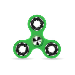 realistic spinner isolated on white background