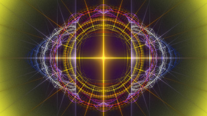 Abstrakt fraktal illustration