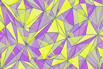Abstract colorful triangular background, vector