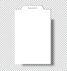 Blank Name Tags Mockup. Vector Illustration of Identity Card Badge mockup cover template.