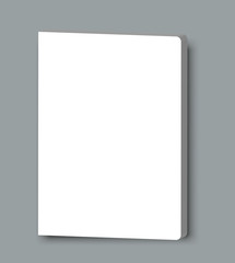 Poster Blank brochure mockup cover template.