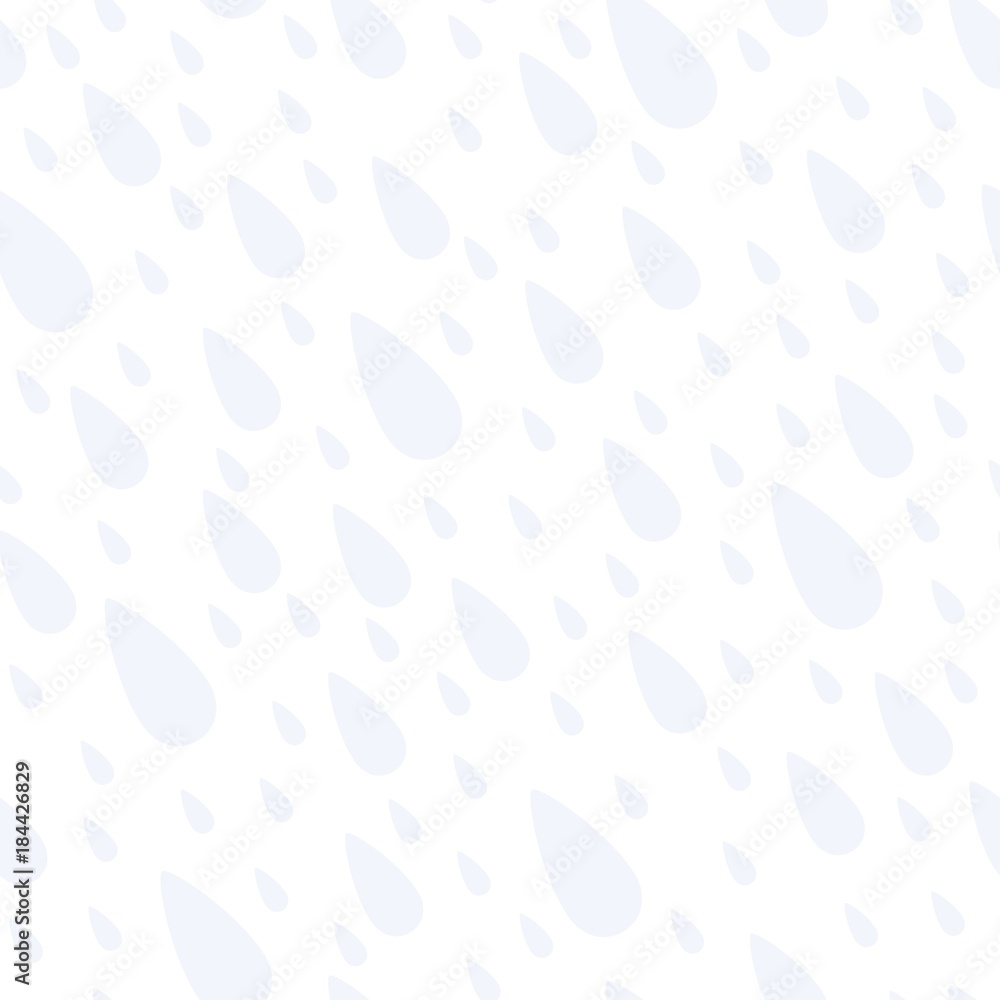 Poster rain drop seamless pattern