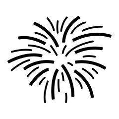 Silvester Icon - Feuerwerk 