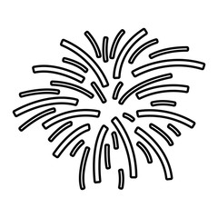 Silvester Icon - Feuerwerk 