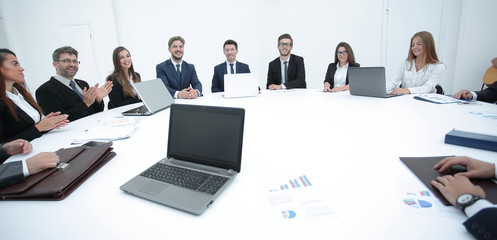 meeting of shareholders of the company at the round - table.