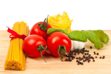 Ingredients for Italian cooking