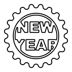 Silvester Icon - New Year