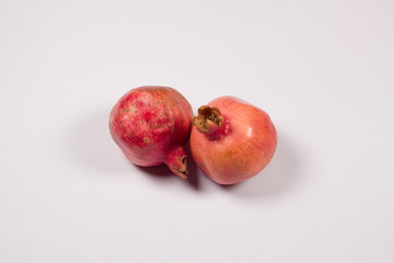 Fototapeta na wymiar Pomegranate on white background
