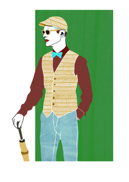 Fashion dandy pattern