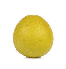  pomelo isolated on white background.
