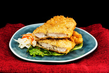 Handmade Japanese fried chicken ready to eat