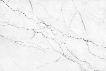 Obraz premium White marble texture abstract background pattern with high resolution.