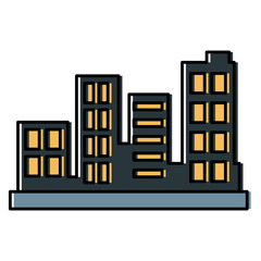 City buildings symbol