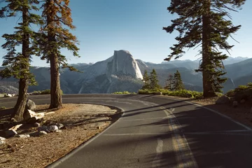 Fototapete Half Dome Straße zum Glacier Point, Yosemite National Park