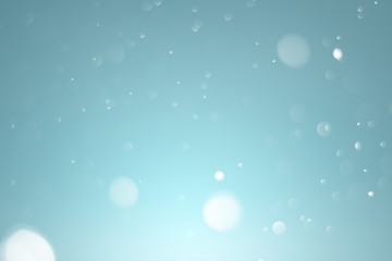 Fototapeta premium Blue abstract bokeh background.