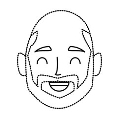 Man face cartoon