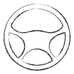 steering wheel isolated icon vector illustration design
