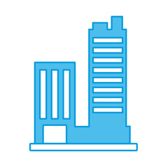 City buildings symbol icon vector illustration graphic design