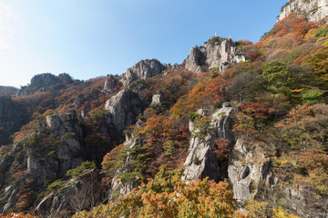 Chunbuk Wanju's foliage spot Daedun mountain climbing