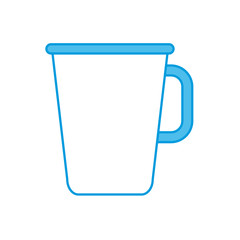 Porcelain cup mug icon vector illustration graphic design
