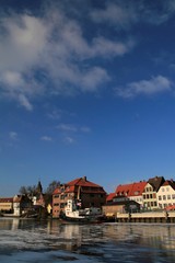 Fototapeta na wymiar Glückstadt im Winter