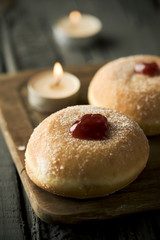 sufganiyot, Jewish donuts eaten on Hanukkah
