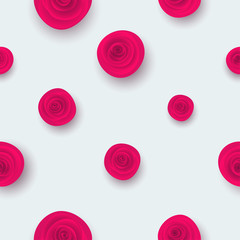 Seamless pattern with flowers roses