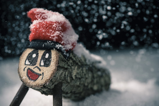 handmade tio de nadal, typical of catalonia, spain