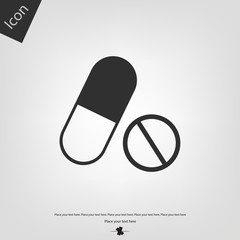 Pills vector icon