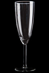 Empty Champagne glass