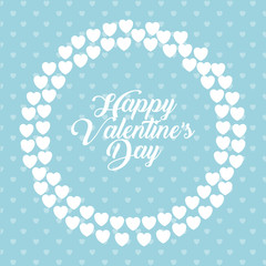 Happy valentines day icon vector illustration graphic design