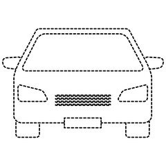 car vehicle isolated icon