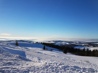 Fototapeta na wymiar Winterlandschaft Rhön