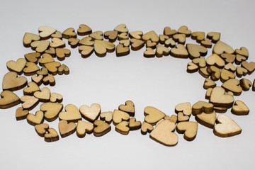 wooden hearts