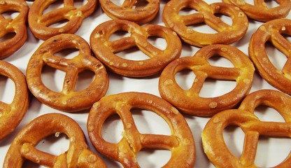Delicious and beautiful bagels.